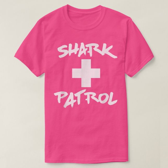Camiseta Shark Patrol Beach (Frente do Design)