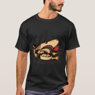 Camiseta Shark Sailors Grave Americanraditional Sailor Jerr