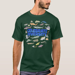 Camiseta Shark Species Biology Different Types Of Sharks Ts