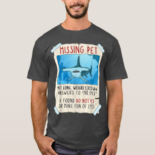 Camiseta Shark Tshirt, Funny Shark Shirt, Hammerhead Tee, S