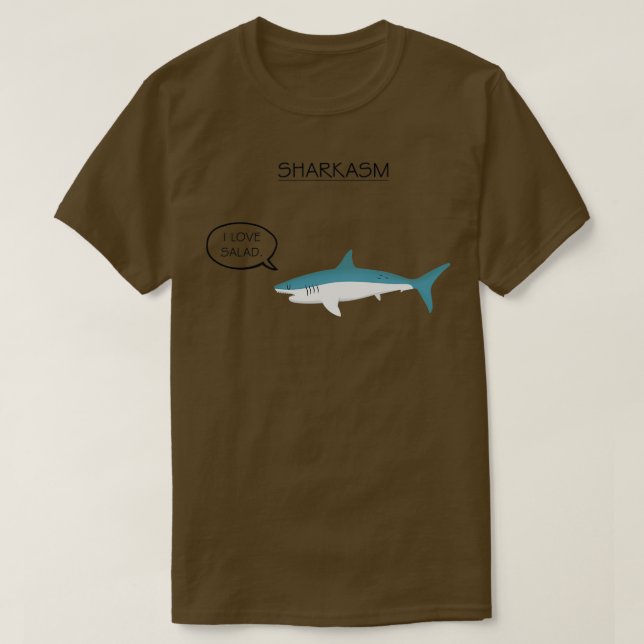 Camiseta Sharkasm 2 (Frente do Design)