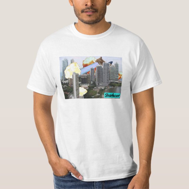 CAMISETA SHARKCATZILLA (Frente)