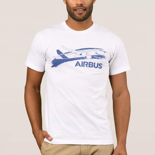 Camiseta Sharklet Airbus a320 (Frente)
