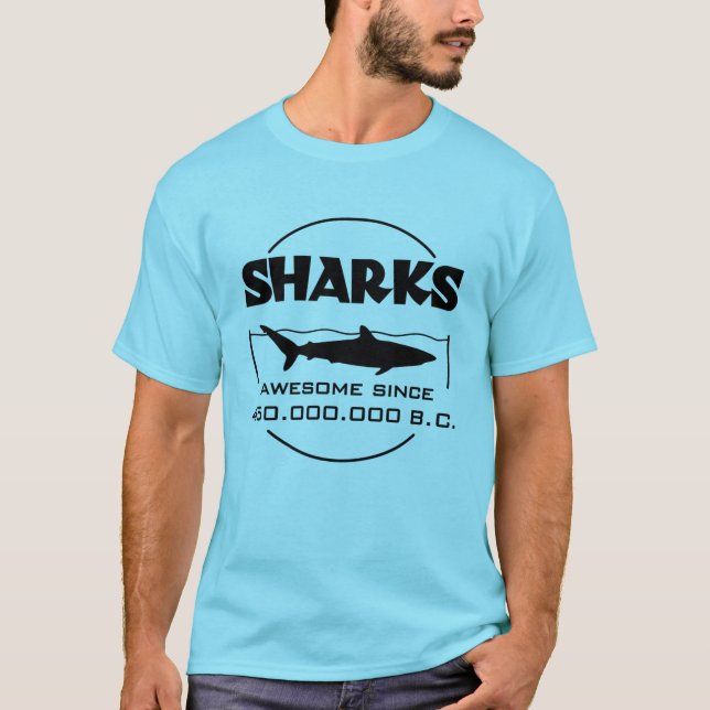 Camiseta Sharks Incrível Desde 450.000.000 A.C. (Frente)