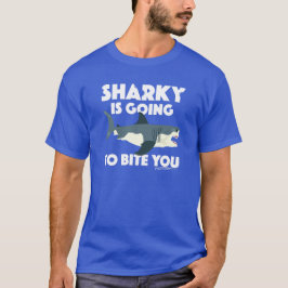 Camiseta Sharky Vai Mordê-Lo Design - Básico T-