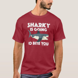 Camiseta Sharky Vai Mordê-Lo Design - Básico T-
