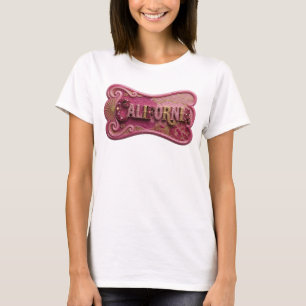 Camiseta Sharp Gold CALIFORNIA Impressão v2