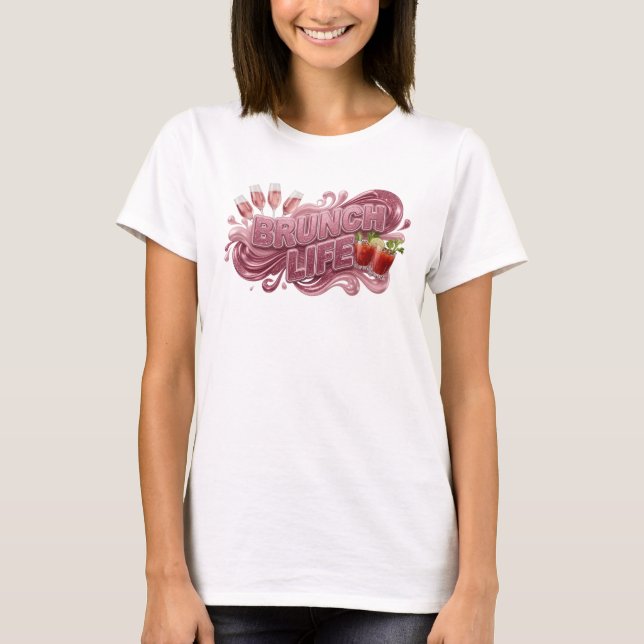 Camiseta Sharp Red BRUNCH LIFE (Frente)