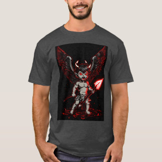 Camiseta shart fansi bravo design vermelho preto