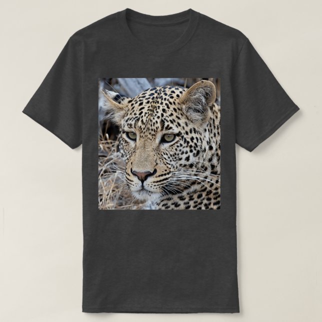 Camiseta Shasha Young male leopard (Frente do Design)