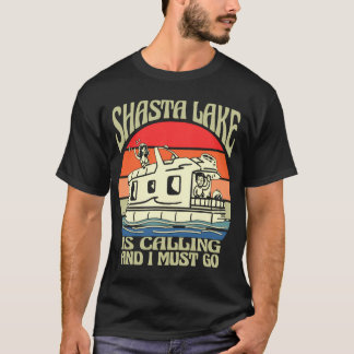 Camiseta Shasta Lake Chama De Férias Da Califórnia