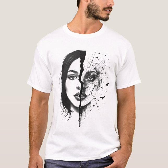 Camiseta Shattered Echoes (Frente)