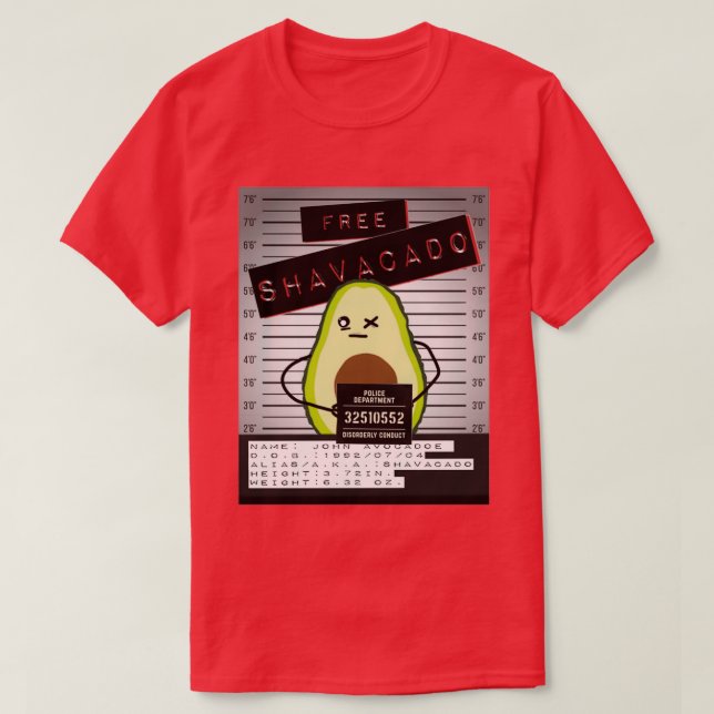 CAMISETA SHAVACADO LIVRE 4 (Frente do Design)
