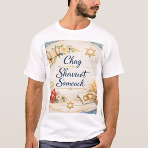Camiseta Shavuot Festa das Semanas - Chag Shavuot Sameach