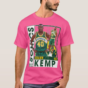 Camiseta Shawn Kemp A Assinatura Reignman De Basquete De Le