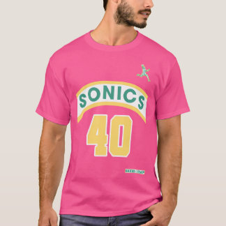 Camiseta Shawn Kemp Retro Supersonics Jersey 90S Estilo Ven