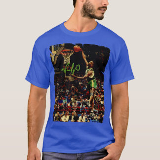 Camiseta Shawn Kemp Vintage Design De Basquete 2