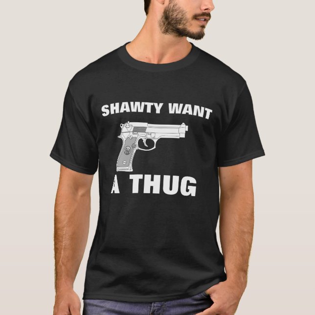 Camiseta SHAWTY QUEREM um t-shirt do VÂNDALO (Frente)