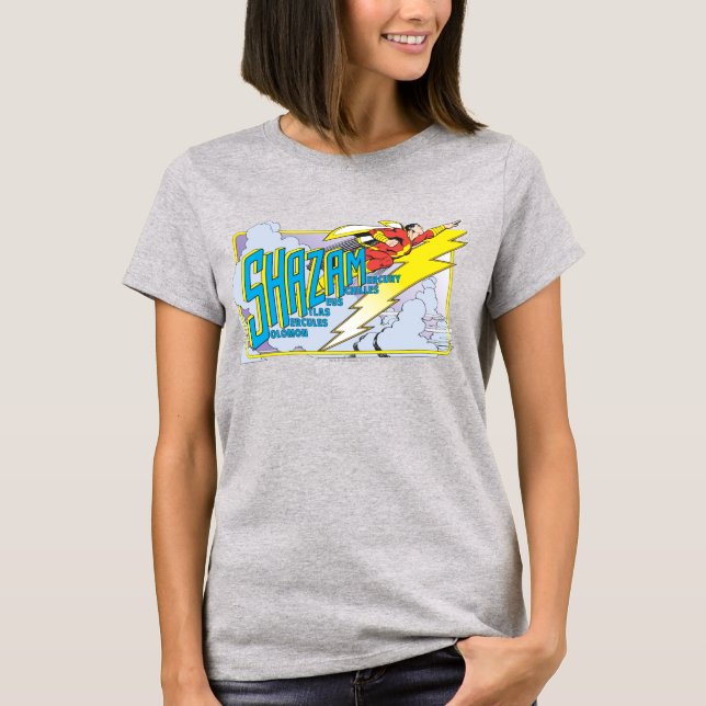 Camiseta Shazam Acrônimo 2 (Frente)