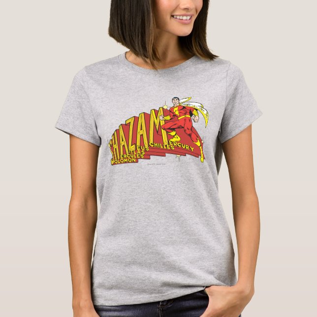 Camiseta Shazam Acronym (Frente)