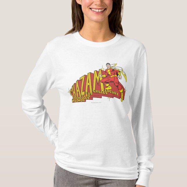 Camiseta Shazam Acronym (Frente)