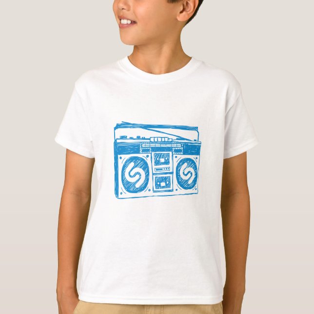 Camiseta Shazam Boombox (Frente)