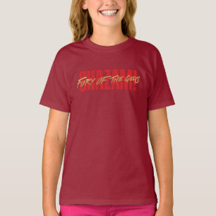 Camiseta SHAZAM! Fury of the Gods   Logotipo do marcador do
