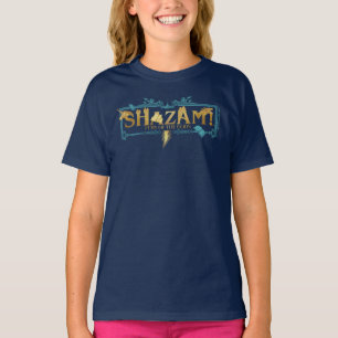 Camiseta SHAZAM! Fury of the Gods Logotipo mítico