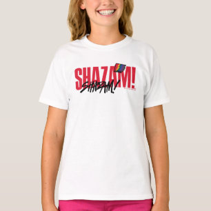 Camiseta SHAZAM! Fury of the Gods Logotipo Rainbow Bolts