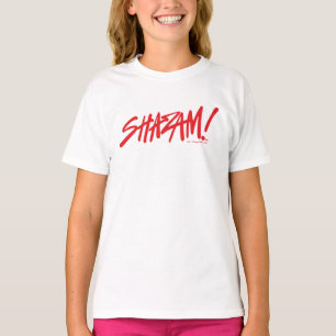 Camiseta SHAZAM! Fury of the Gods   Logotipo vermelho