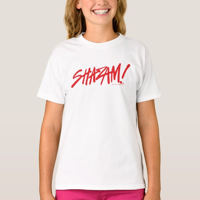 Camiseta SHAZAM! Fury of the Gods | Logotipo vermelho (Frente)