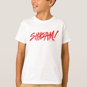 Camiseta SHAZAM! Fury of the Gods   Logotipo vermelho