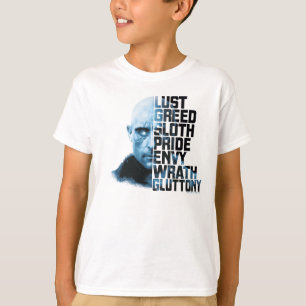 Camiseta SHAZAM!   Gráfico do Dr. Sivana Seven Deadly Sins