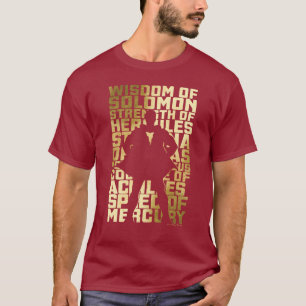 Camiseta SHAZAM! Ouros de capacidade Gráfico de tipografi