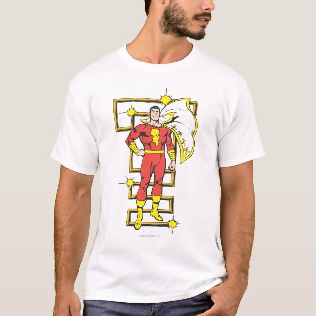 Camiseta SHAZAM Poses (Frente)