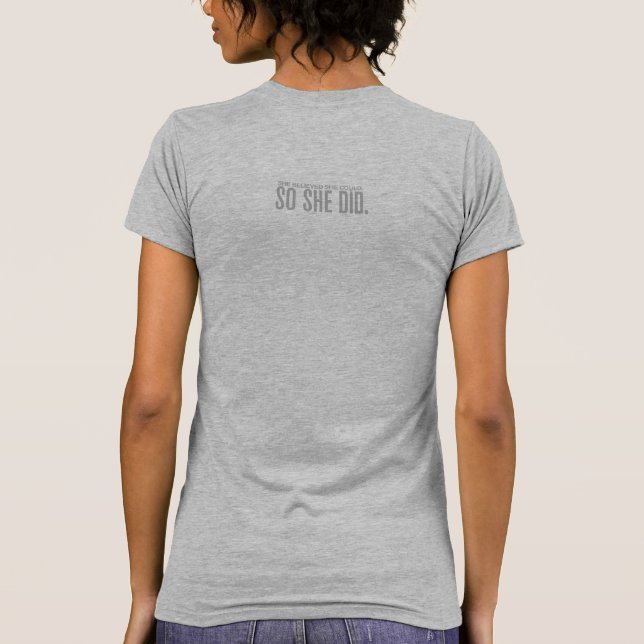 Camiseta She Believed (Verso)