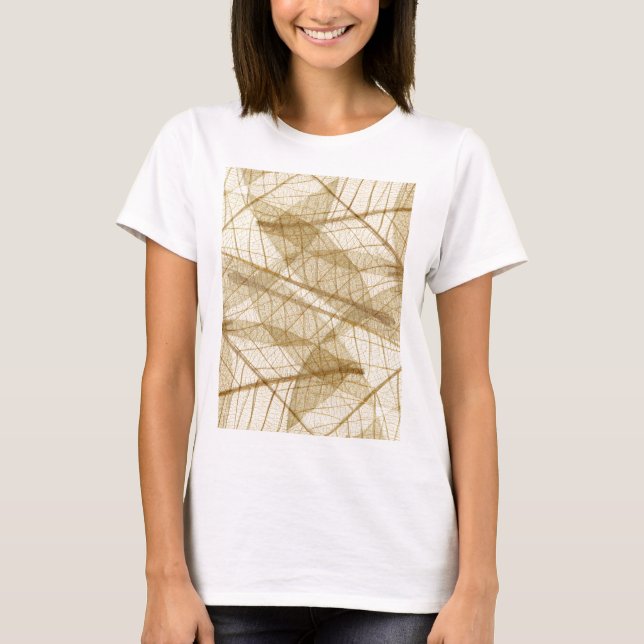 Camiseta Sheam Cream Beige Lace Folaves (Frente)