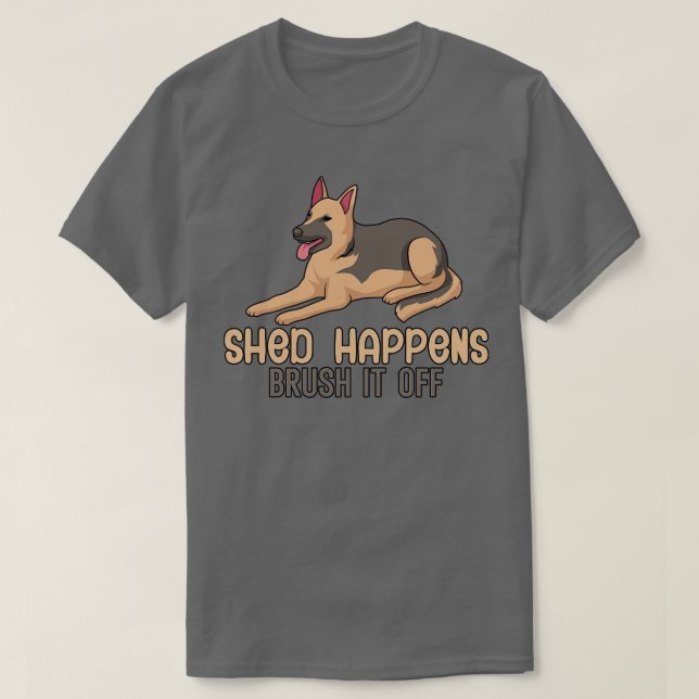 Camiseta Shed acontece escovar (Frente do Design)