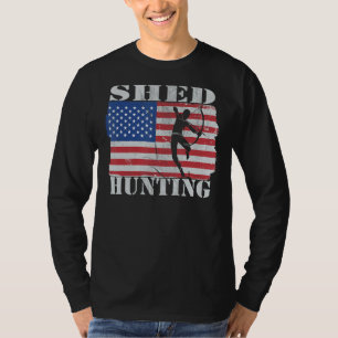 Camiseta Shed Hunter For Patriot Deer, Whitetail, Elks, Ant