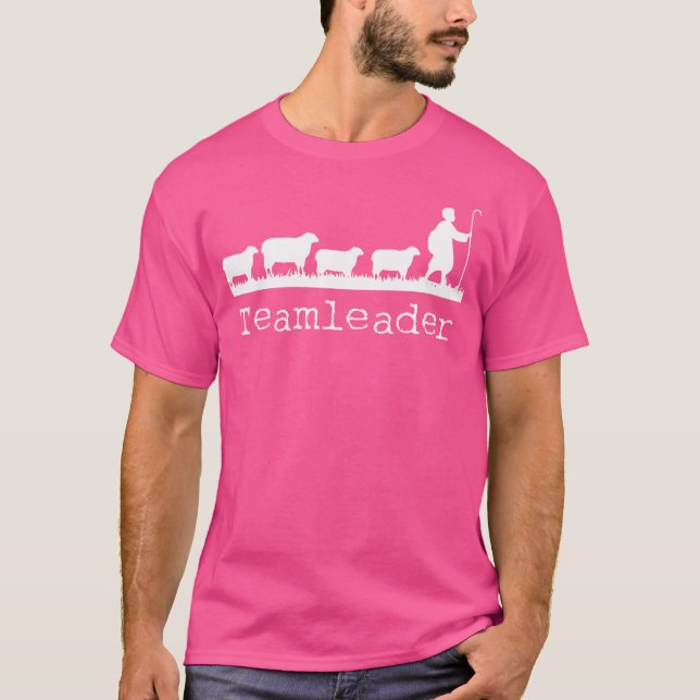 Camiseta Sheep Shepherd, líder em equipe (Frente)