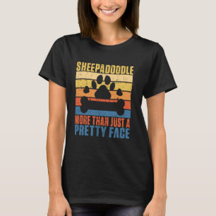 Camiseta Sheepadoodle Mais do que apenas um Bonito Sheepado