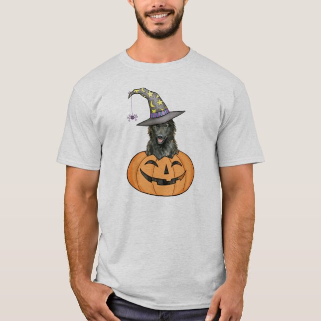 Camiseta Sheepdog Halloween belga (Frente)