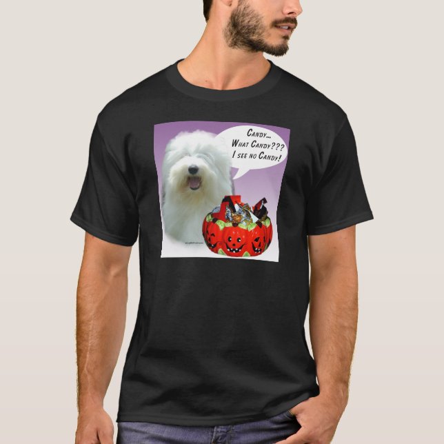 Camiseta Sheepdog Halloween Candy (Frente)