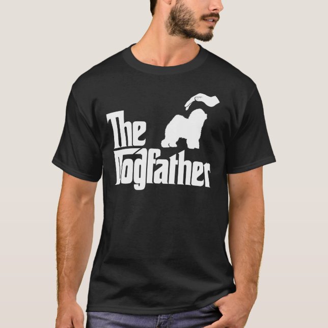 Camiseta Sheepdog inglês velho (Frente)