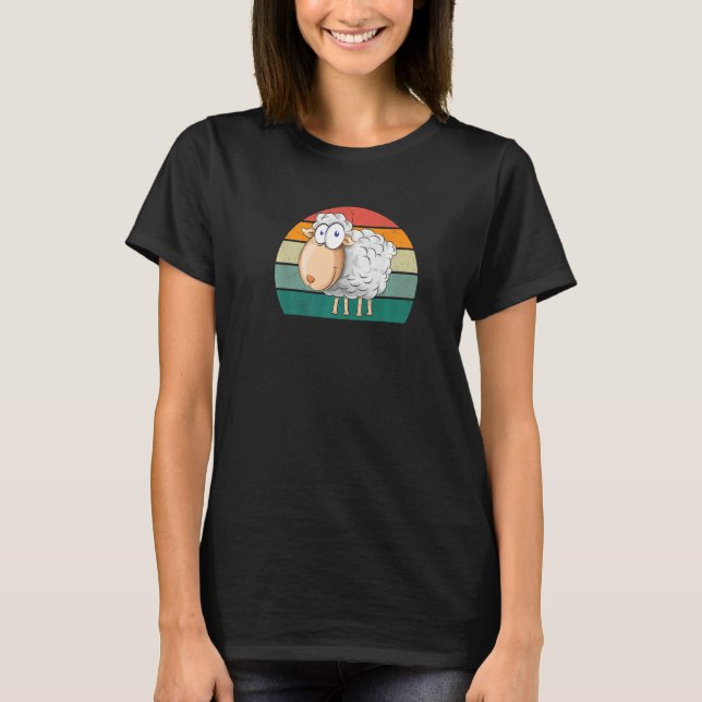 Camiseta Sheeps flock goat lamb lambs sheep wool yarn sheph (Frente)