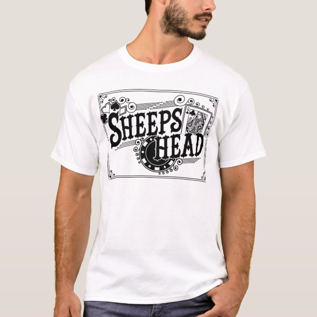 Camiseta Sheepshead B&W (Frente)
