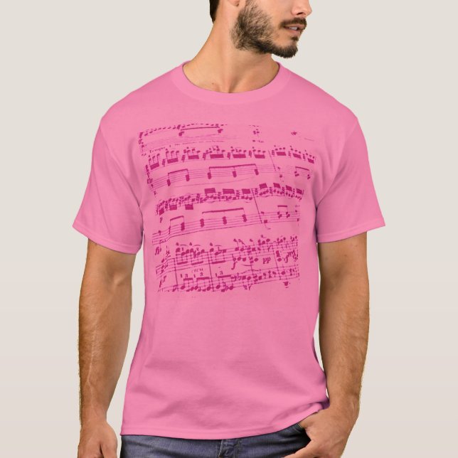Camiseta Sheet Music/Glee Club (Frente)