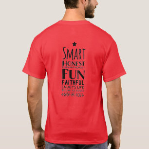 Camiseta Sheffey Acronym com uma estrela