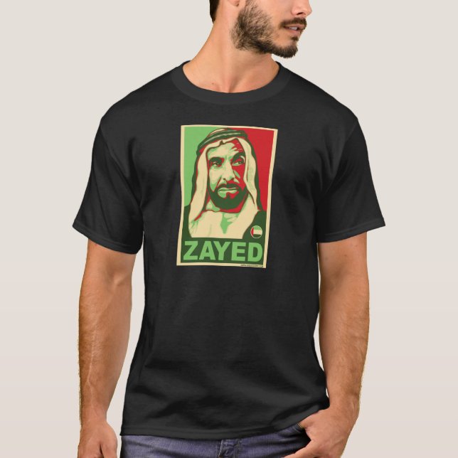 Camiseta Sheikh Zayed Produto (Frente)