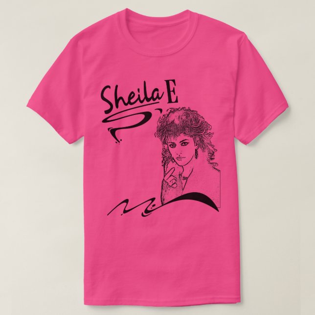 Camiseta Sheila E 80 (Frente do Design)